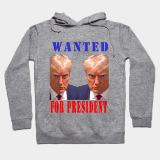 WANTED FOR PRESIDENT Hoodie